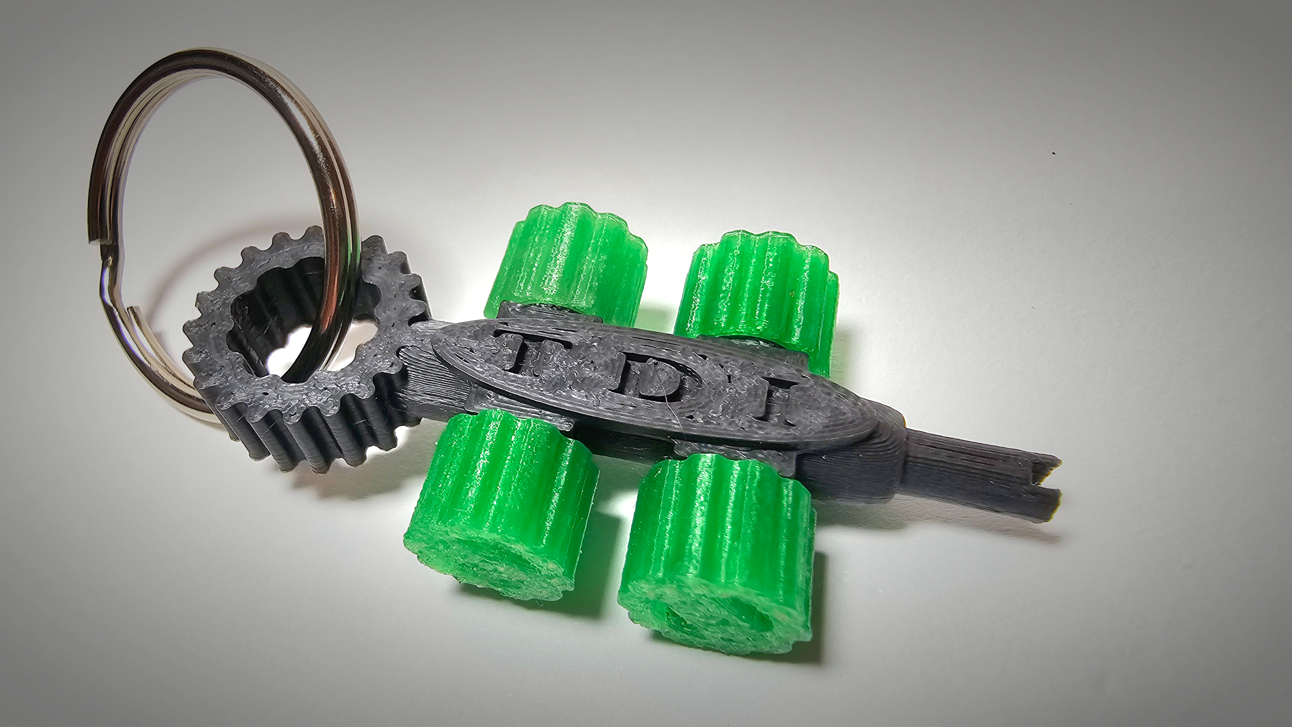 Off Road Tire Deflator Keychain