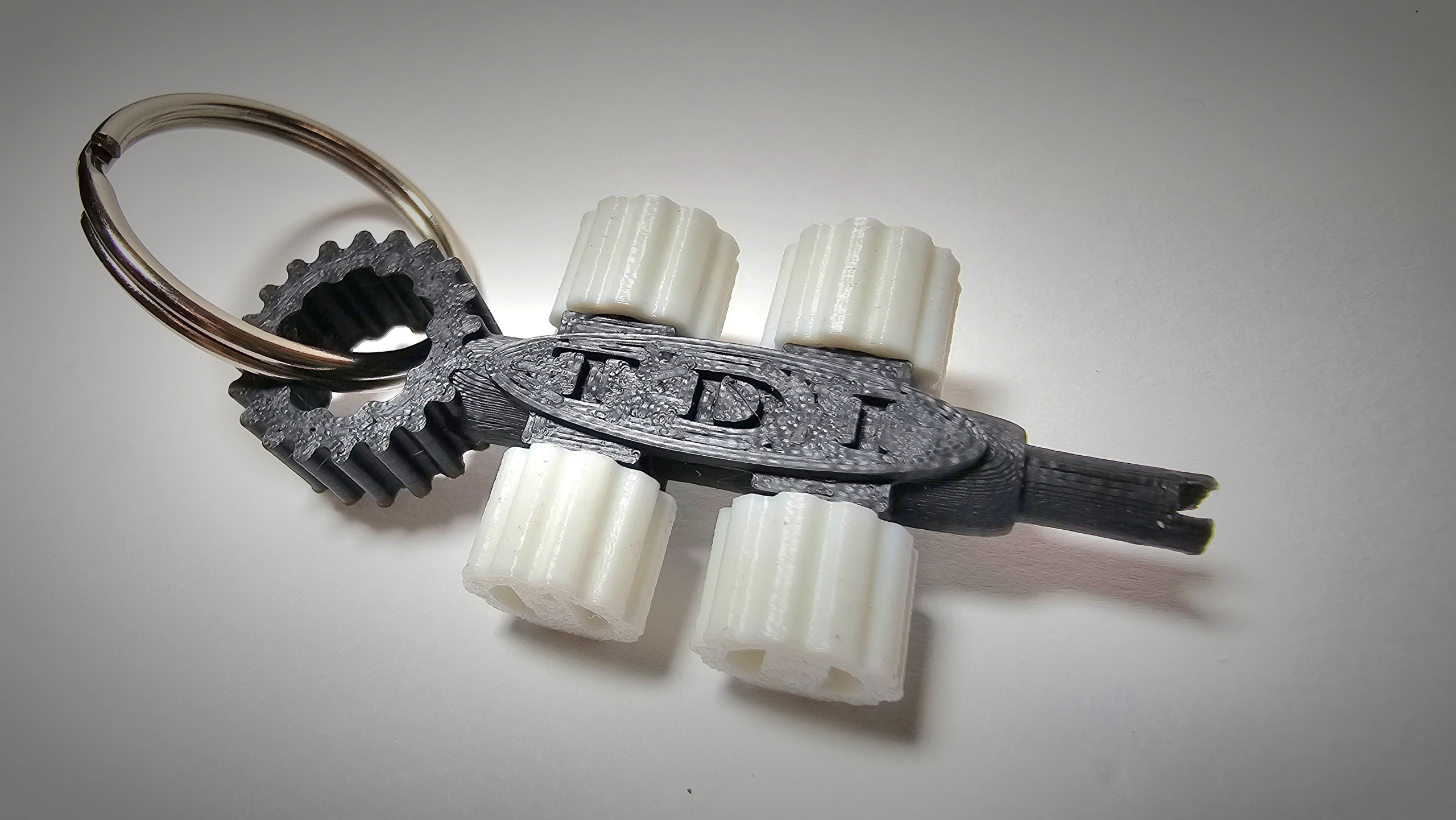 Off Road Tire Deflator Keychain