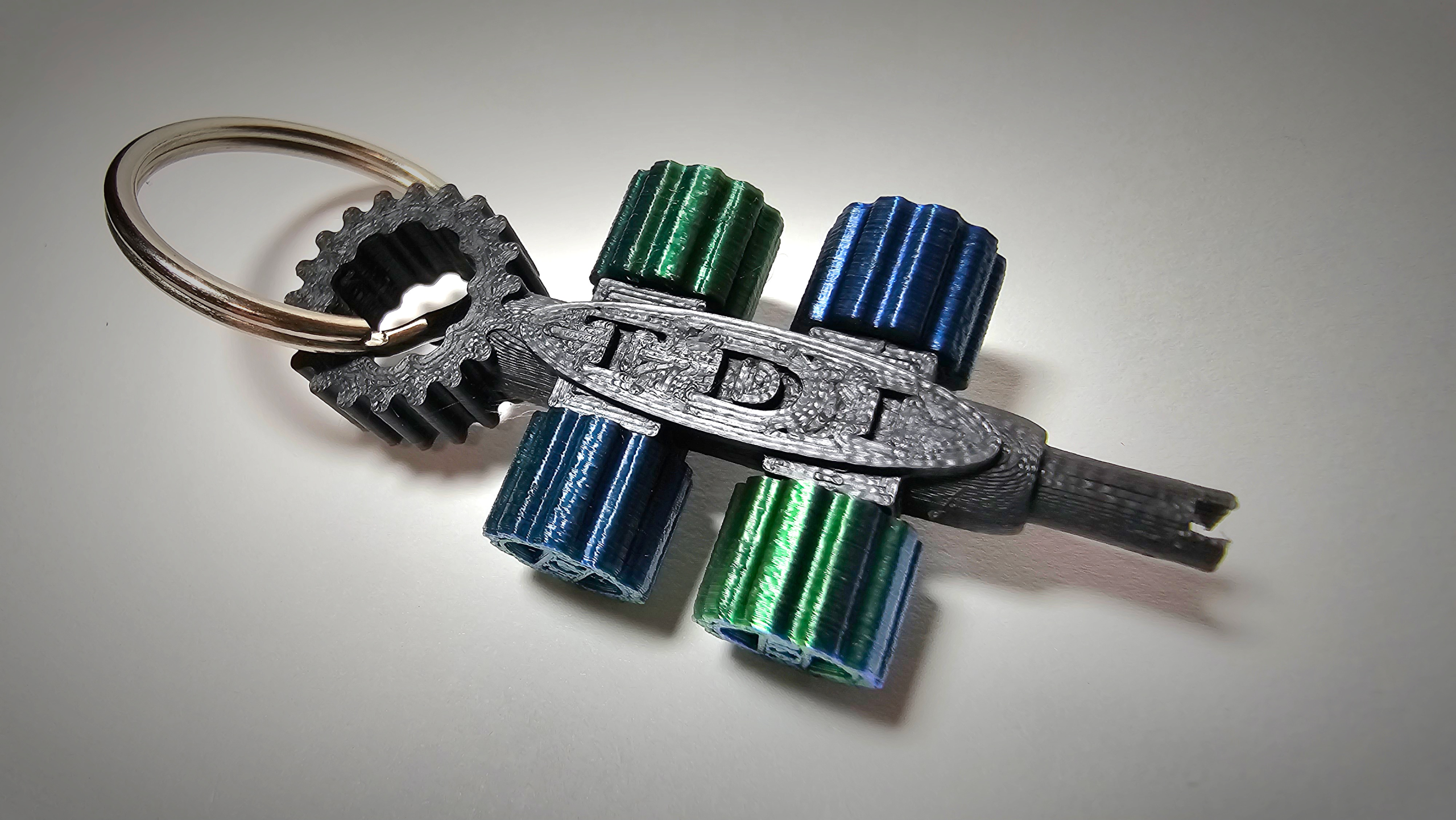 Off Road Tire Deflator Keychain