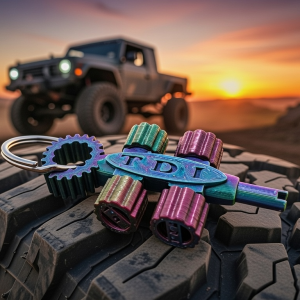 Off Road Tire Deflator Keychain