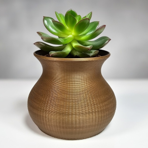 Ribbed Hourglass Planter Pots - Image 7