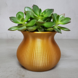 Ribbed Hourglass Planter Pots - Image 5