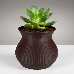Ribbed Hourglass Planter Pots - Image 6